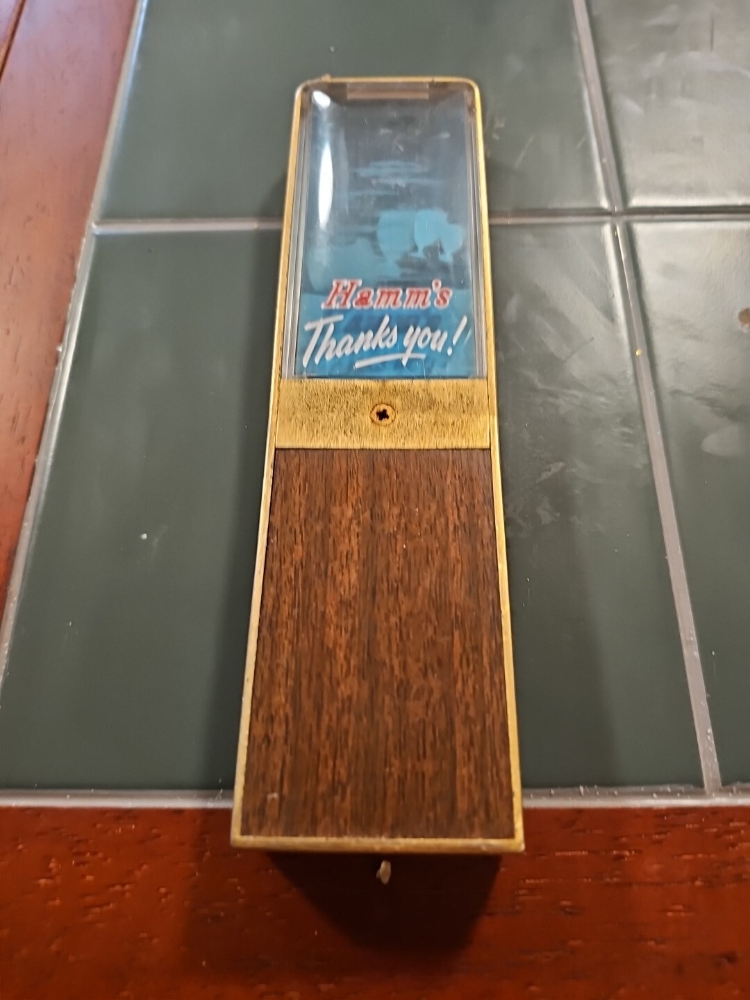 Vtg Hamm's Beer Dancing Goblets tap handle knob eBay