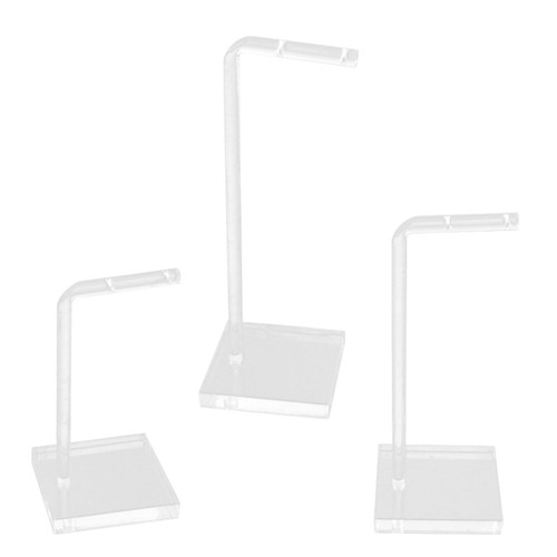 3 Pcs Keychain Display Stand Clear Earring Shelf Earring Storage Stand - Picture 10 of 12