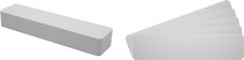 (30) 7" Record Shelf Index Divider Cards - 2" x 8-1/2" - White HEAVY DUTY 40mil