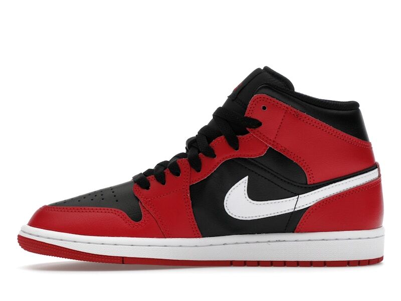 Air Jordan 1 Mid Gym Red Black White - DQ8426-061 Shoes | eBay