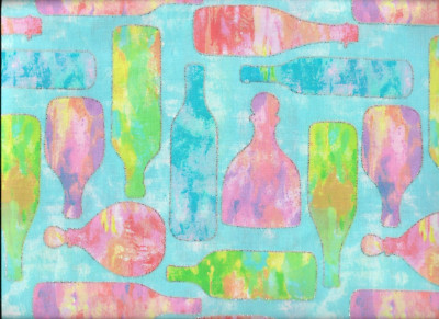 45'' 100% novelty fabric ''Mixology'' by 3 Wishes Fabric