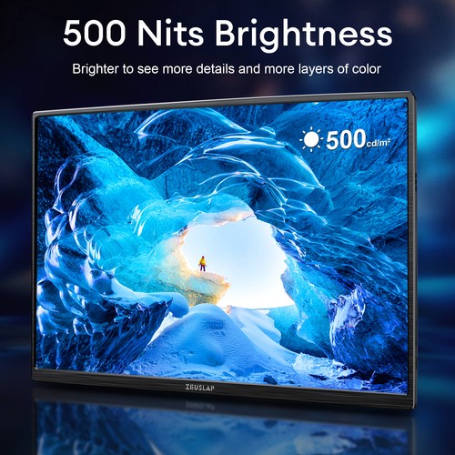 16" 144Hz 2560*1600 2K Portable Monitor Type-C HDMI LCD Display Gaming Screen - Picture 4 of 6