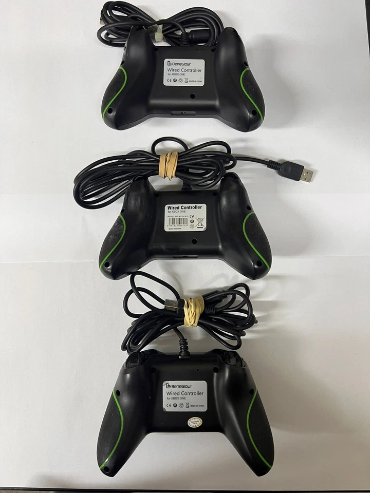 Faulty USB wired controller suitable for XBOX ONE Series X S USB PS3 PC set of 3 - Image 3 of 4