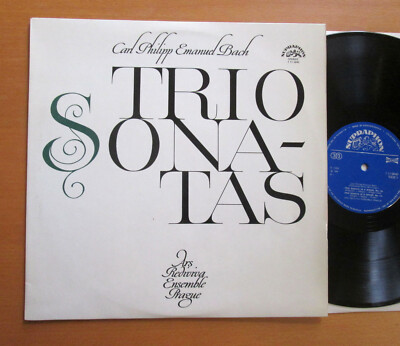 1 11 0640 CPE Bach Trio Sonatas Ars Rediviva Ensemble Prague NEAR MINT Supraphon