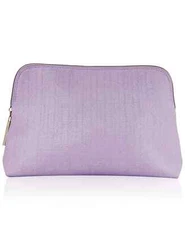 Lancome light purple bag with silver hardware, zippered & lining Large size