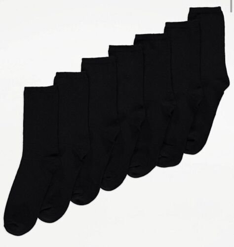 Black mens Agricultural Work socks 7 Pairs 7-13 Size - Picture 1 of 1
