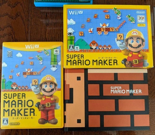 Nintendo Wii U Super Mario Maker With Booklet Japan Import