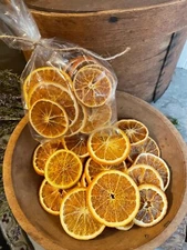 Primitive Dried Orange/Lime Sliced Bowl Fillers Set of 20 or 50