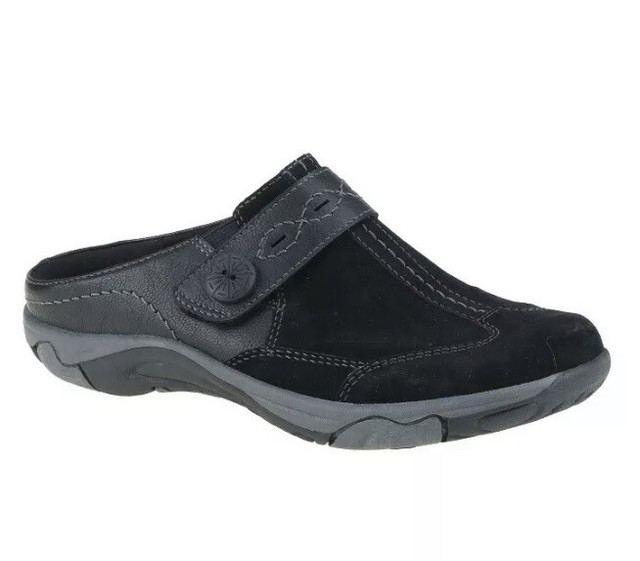 Womens Black Leather Earth Spirit Gelron Cushion Clog Slip on Shoes 6 1/2 for sale online | eBay