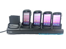 LOT OF 4x Zebra TC56DJ-1PAZU2P-A6 Android PDA TC56 Cradle  Spare Batteries