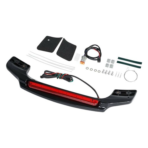 Red LED Light Spoiler Trunk For Harley Road King Razor Chopped Tour Pak