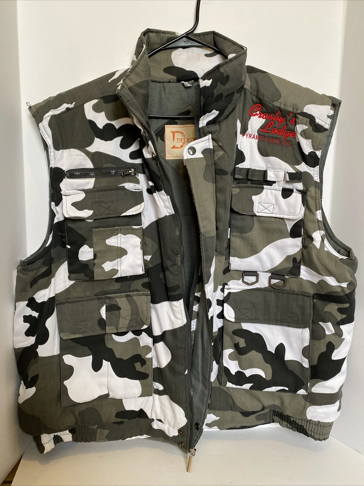 PYRAMID LAKE / Crosby's Lodge Fishing Vest Men XXL