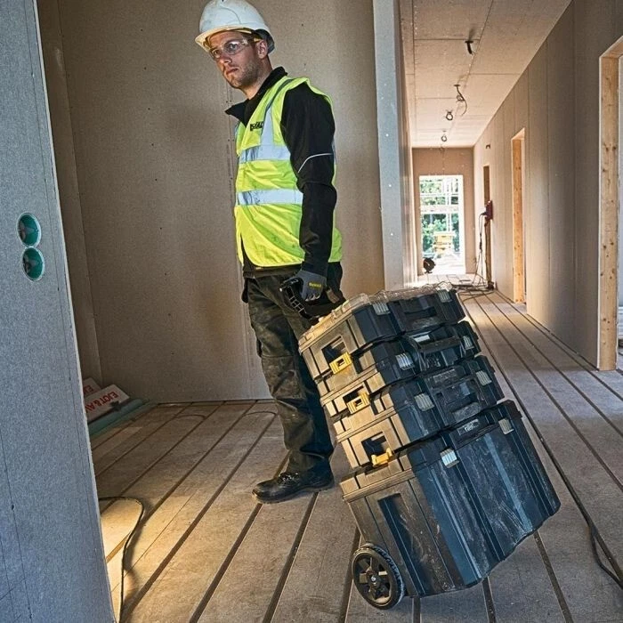 DeWalt TSTAK Mobile Storage Trolley 2 PACK Extendable Handle Heavy Duty NEW UK - Image 4 of 4