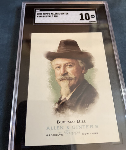 2006 Topps Allen & Ginter’s Buffalo Bill SGC 10 GEM Allen & Ginter Card Western - Picture 5 of 10