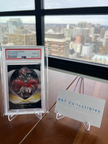 2020 PANINI PRIZM TOM BRADY BRILLIANCE #7 PSA 10 GEM MINT BUCCANEERS 🔥🔥🔥