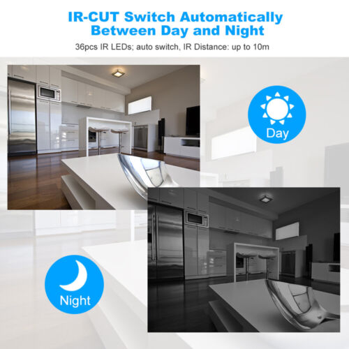 KKmoon 3MP POE IP Camera Waterproof Security Camera Support P2P Android/iOS APP - Picture 3 of 12