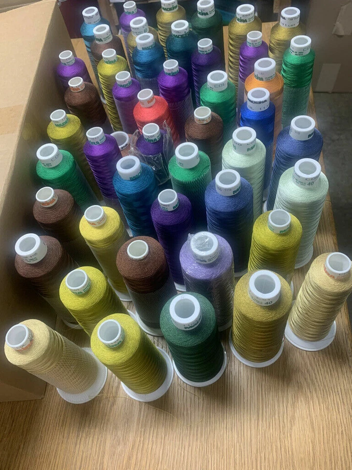 Madeira Rayon Thread Embroidery 2000m to 5000m per cone $9.99 Colors - Image 2 of 4