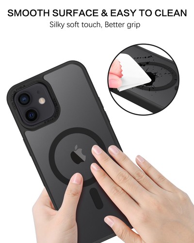 For iPhone 12 & 12 Pro Case MagSafe Magnetic Translucent Matte Shockproof Cover - Bild 4 von 24