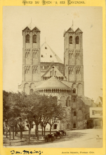 Allemagne, Mainz, église, ca.1880, Vintage albumen print Vintage albumen print  - Photo 1/1