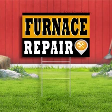 Furnace Repair Indoor Outdoor Yard Sign