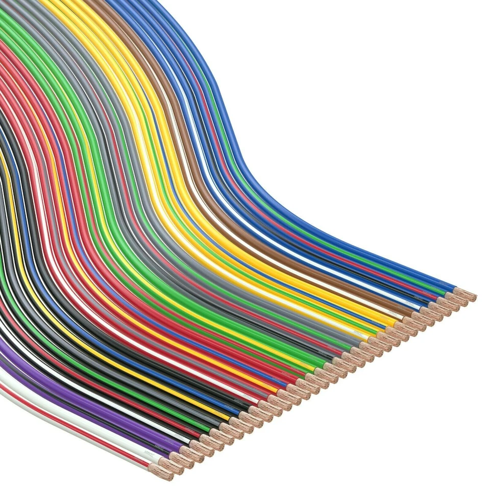 AUPROTEC 20m 0,75mm² Fahrzeugleitung 0,66EUR/m Kfz Leitung Auto Kabel Litze Car Wire FLRy