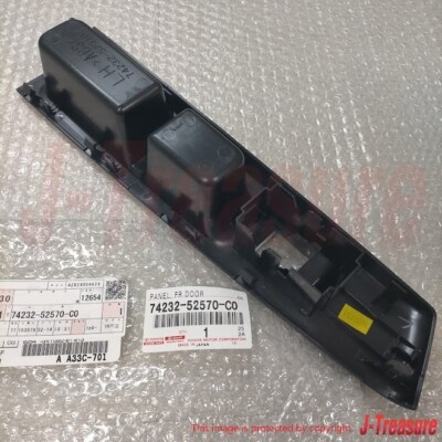 TOYOTA VITZ 10-14 RHD Genuine Front Armrest Upper Panel Left 74232
