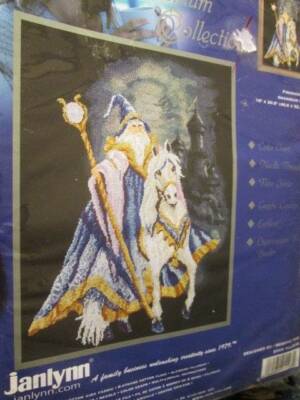 Moonlight Wizard Cross Stitch Kit-16x20.5"/40.6x52.1cm ...
