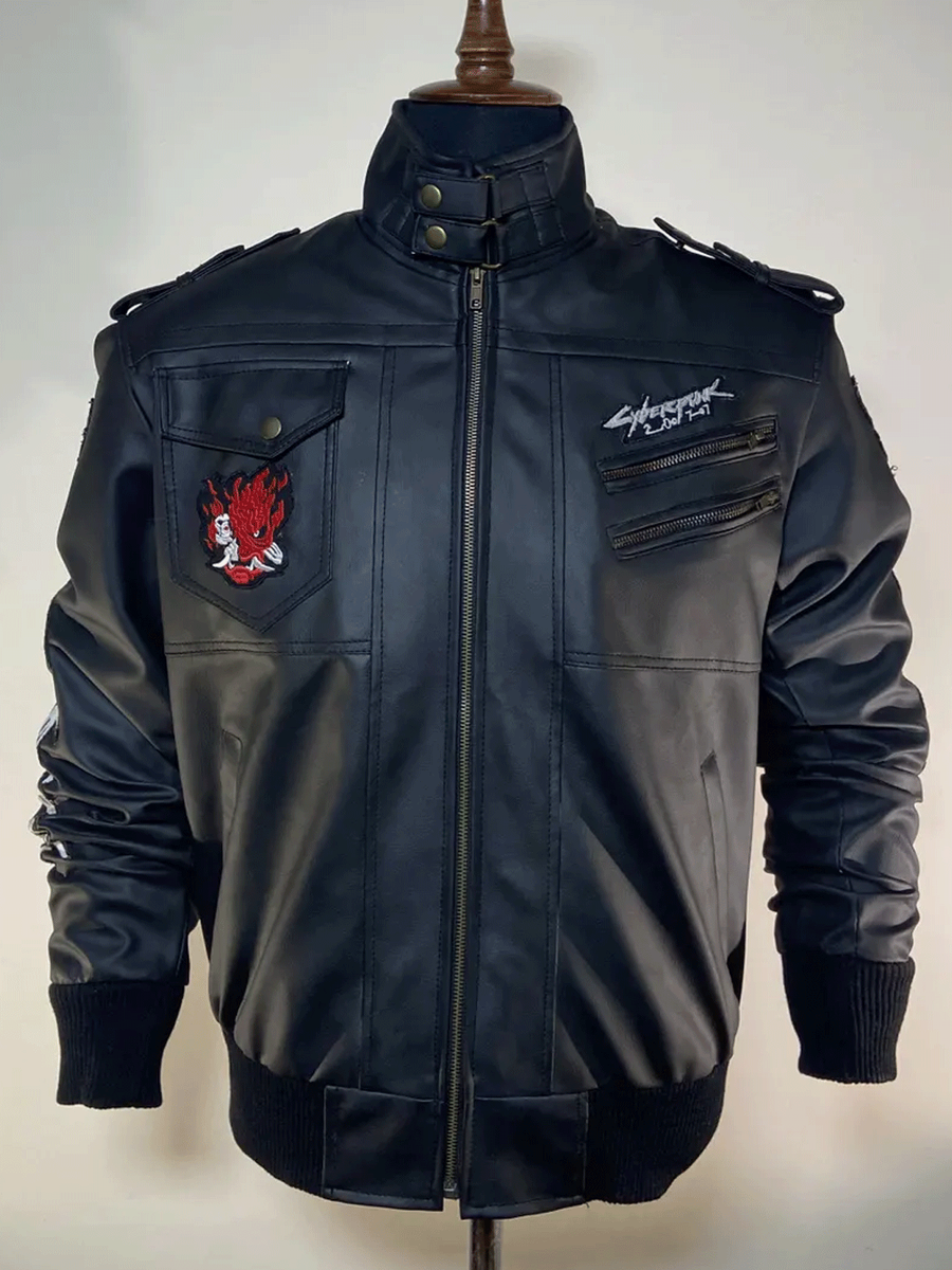 ジャケット・アウター luv maison japanese label leather jacket 00s Japanese label leather hoodie jacket luv maison レザー