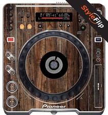 Pioneer CDJ-800 MK2 | Legno 3 | Decalcomania protettiva | Pelli StyleFlip