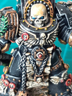 Terminator Chapelain Space Marines WH40K – Custom Avec Gantelet Marneus Calgar, Peint