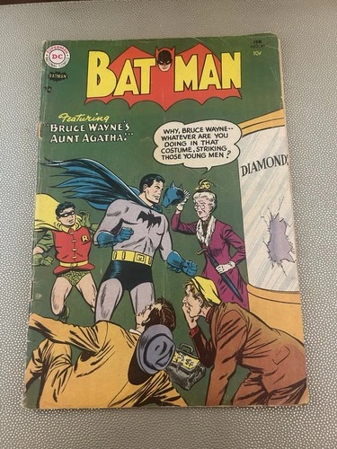 Vintage Batman Feb NO 89 DC Comics 1955