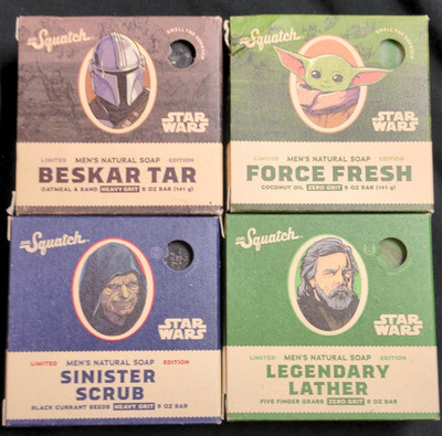Dr. Squatch O.G. BESKAR TAR And FORCE FRESH  2 Add. Star Wars Limited Edt.