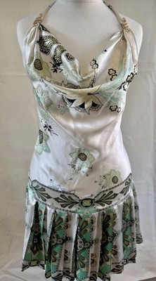 Roberto Cavalli Dress-short  signature silk printed w snake charm detail in 38IT