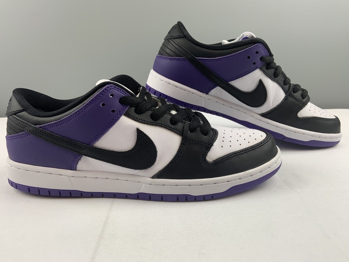 Men's Size 10.5 - Nike SB Dunk Low Pro Court Purple bq6817-500