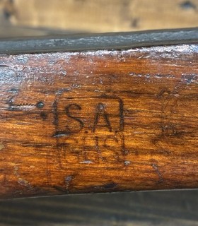 M1 Garand USGI "G.H.S." WWII EARLY SPRINGFIELD STOCK SET AMERICAN BLACK WALNUT