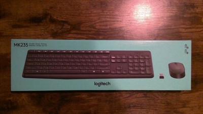 Logitech MK235 920-007897 Wireless Keyboard and Mouse - Black
