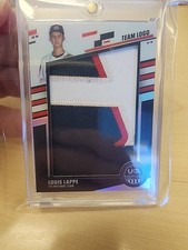 2026 Panini Stars & Stripes Prizm Jumbo Materials TEAM LOGO LOUIS LAPPE 5/24 !!