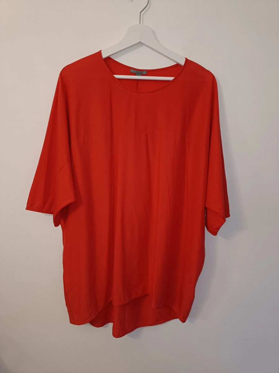 Haut En Coton Cos Taille 38 - Noir Et Orange Occasion Très Bon État