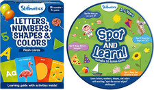 Thick Flash Cards and Spot  Learn Bundle, Letters, Numbers, Shapes  Colors for