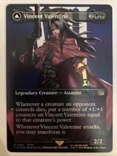 Vincent Valentine (Borderless) 0383 (NM) Final Fantasy FIN Magic MTG FOIL Vincent Valentine (Borderless) 0383 (NM) Final Fantasy FIN Magic MTG FOIL
