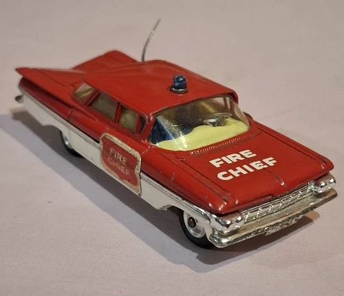 Vintage Corgi Toys CHEVROLET IMPALA FIRE CHEIF Diecast Model Car
