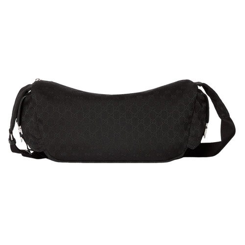 GUCCI Black GG Canvas Large Crossbody Bag New & Authentic