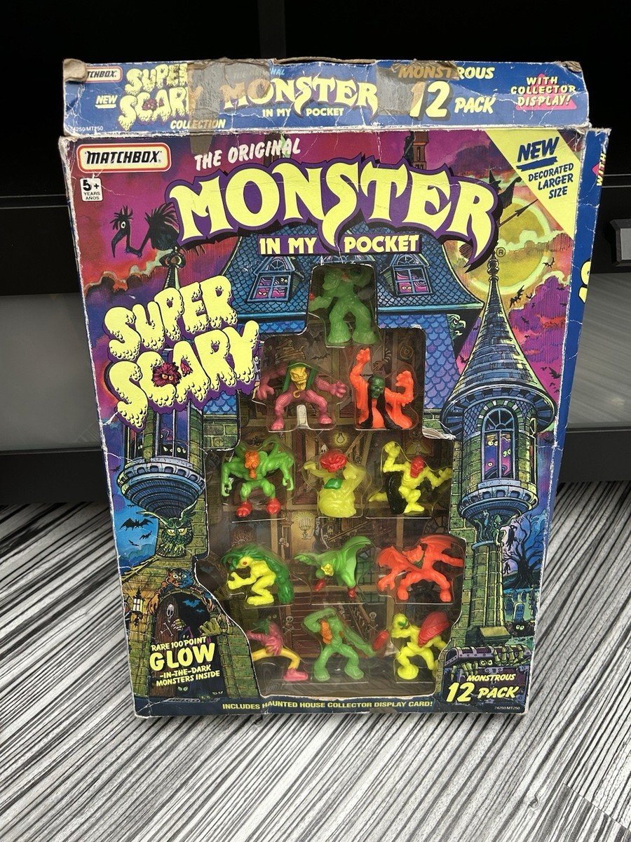 Matchbox Vintage 1991 Monster In My Pocket Super Scary 12 Pack