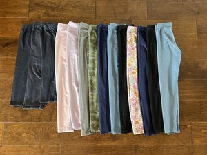 Lot Of 14 Girls Legging/capris.sz 10-12