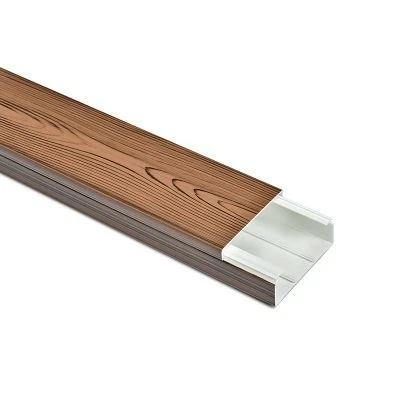 Kabelkanal 15x15 mm Walnuss Holzoptik selbstklebend 1 m Aufputz Innenmontage - Bild 1 von 1