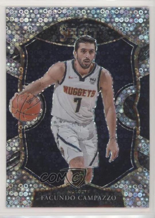 2020-21 Panini Select Concourse Disco Prizm Facundo Campazzo #83 Rookie RC 0o6v