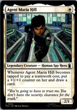 Magic The Gathering MTG Marvel Super Heroes #2 Agent Maria Hill