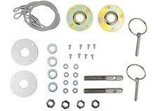 Ford Mustang 1964-2004 Hood Latch And Pin Kit M-16700-a Ford Mustang 1964-2004 Hood Latch And Pin Kit M-16700-a