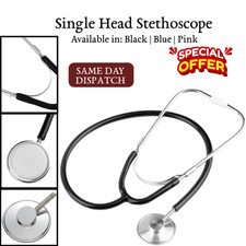 Stethoscope EMT Single Head Doctor Nurse Medical Student Vet Health Care Pro UK