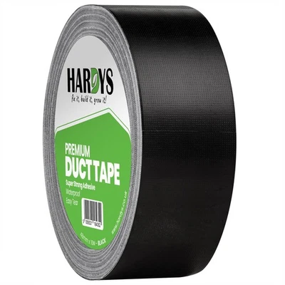 Heavy Duty Duct Gaffer Tape Outdoor Waterproof Black/Silver, 10/25/50M x 48MM - Image 1 of 4